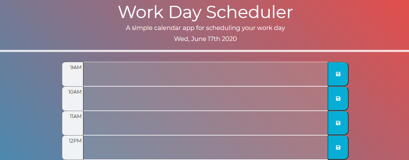 Day scheduler